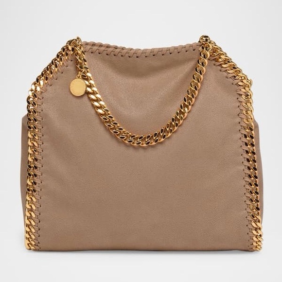 Stella McCartney Original Falabella Shaggy Deer Vegan Suede Chain Shoulder Bag - Picture 13 of 16